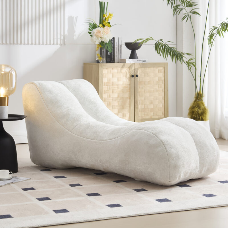 Creative bean bag sofa chair for adults filled with high-quality sponge that is plump and elastic fitting the curves of the human body and providing gentle support to the body in all a - Image 3