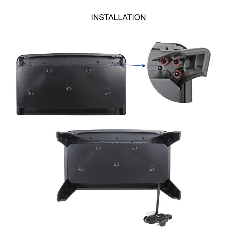 18 inch 3D Flame Electric Infrared Quartz Fireplace Stove with remote control - Image 6