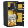 Large Double-door Coin-operated Safe,Digital Security Safe with Fireproof and Waterproof Bag,6.5 Cubic Feet Safe Box with Hidden Code Function for Home,Office and Hotel - Image 6