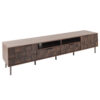 Mid Century TV Stand with 2 Drawers, Media Console Table for TVs up to 85'', Entertainment Center with Storage for Living room, Bedroom, Home Theatre - Image 13