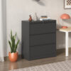 4 Drawer Lateral File Cabinet, Heavy Duty Metal Filing Cabinet, 35.4 Inch Wide Locking File Cabinet for Home Office, Space-Saving Vertical Storage with Anti-Tip Interlock, for Letter/Legal/A4 Files - Image 11
