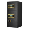 Large Double-door Coin-operated Safe,Digital Security Safe with Fireproof and Waterproof Bag,6.5 Cubic Feet Safe Box with Hidden Code Function for Home,Office and Hotel - Image 3
