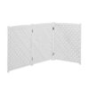 3-Panel Outdoor Air Conditioner Fence Screen, Outside Wood Privacy Fence, 32" W x 38" H - Image 10