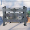 4ftx2ft Air Conditioner Fence for Outdoor Units,Metal Privacy Fence Cover, Perfect to Conceal Air Conditioning Units,3- Fence Panels - Image 2