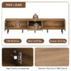 78" TV Stand for 85 75 65 Inch TV, TV Consoles for Living Room, Entertainment Center Wood TV Media with Storage - Image 9