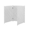 3-Panel Outdoor Air Conditioner Fence Screen, Outside Wood Privacy Fence, 32" W x 38" H - Image 11