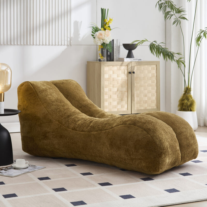 Creative bean bag sofa chair for adults filled with high-quality sponge that is plump and elastic fitting the curves of the human body and providing gentle support to the body in all a - Image 4