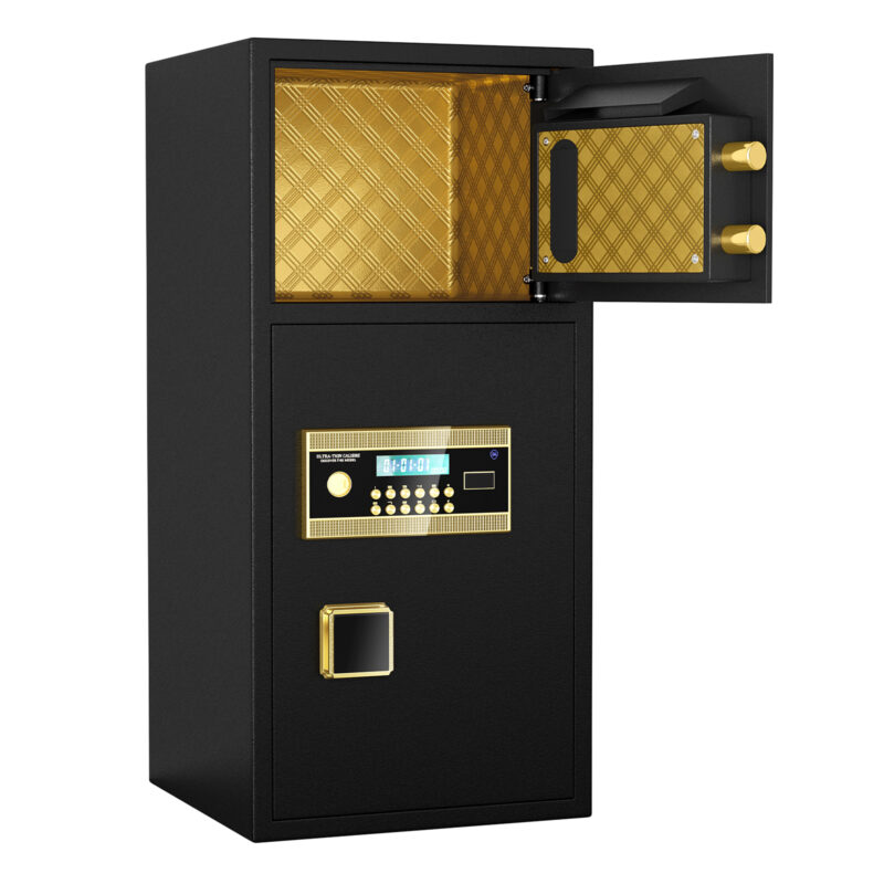 Large Double-door Coin-operated Safe,Digital Security Safe with Fireproof and Waterproof Bag,6.5 Cubic Feet Safe Box with Hidden Code Function for Home,Office and Hotel - Image 8