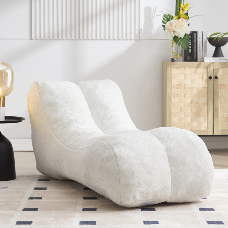 Creative bean bag sofa chair for adults filled with high-quality sponge that is plump and elastic fitting the curves of the human body and providing gentle support to the body in all a - Image 2