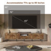 78" TV Stand for 85 75 65 Inch TV, TV Consoles for Living Room, Entertainment Center Wood TV Media with Storage - Image 7