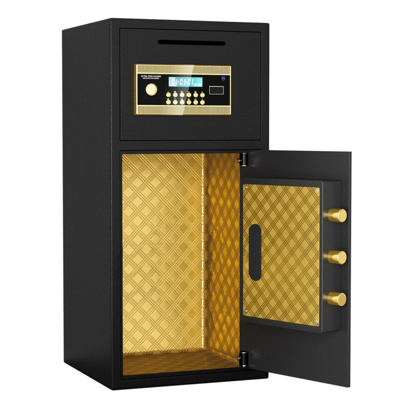Large Double-door Coin-operated Safe,Digital Security Safe with Fireproof and Waterproof Bag,6.5 Cubic Feet Safe Box with Hidden Code Function for Home,Office and Hotel - Image 7