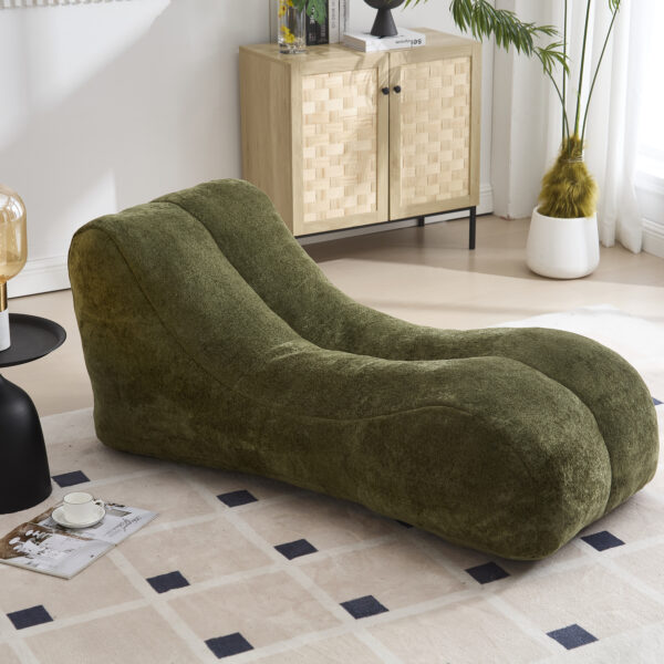 Creative bean bag sofa chair for adults filled with high-quality sponge that is plump and elastic fitting the curves of the human body and providing gentle support to the body in all a