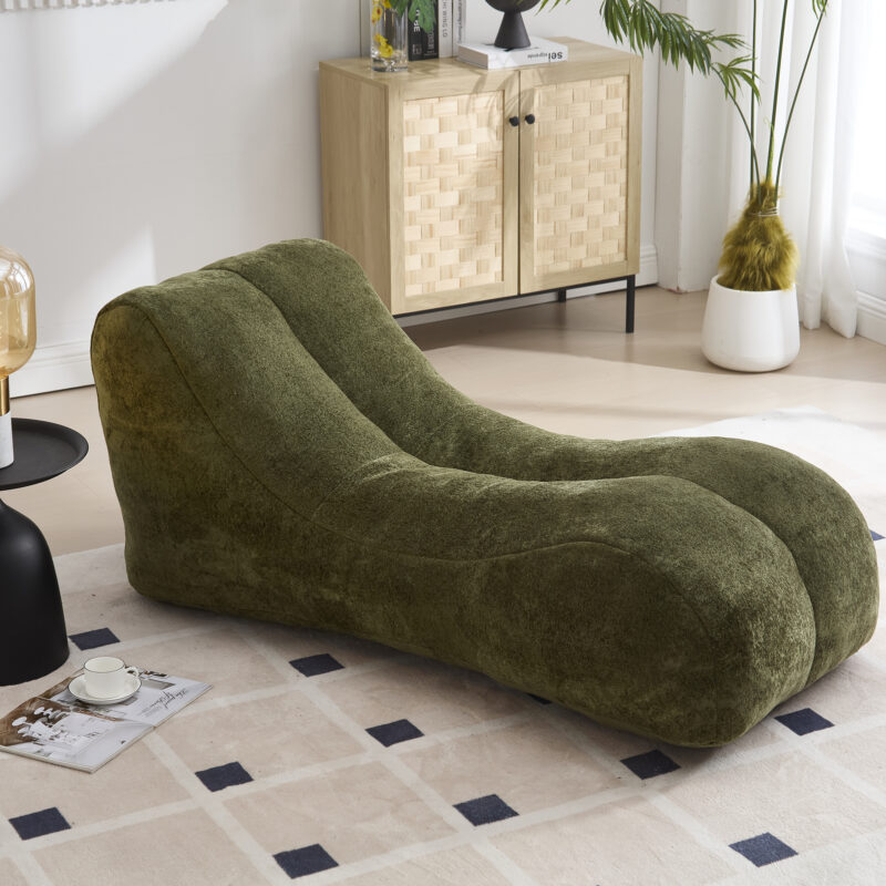Creative bean bag sofa chair for adults filled with high-quality sponge that is plump and elastic fitting the curves of the human body and providing gentle support to the body in all a - Image 5