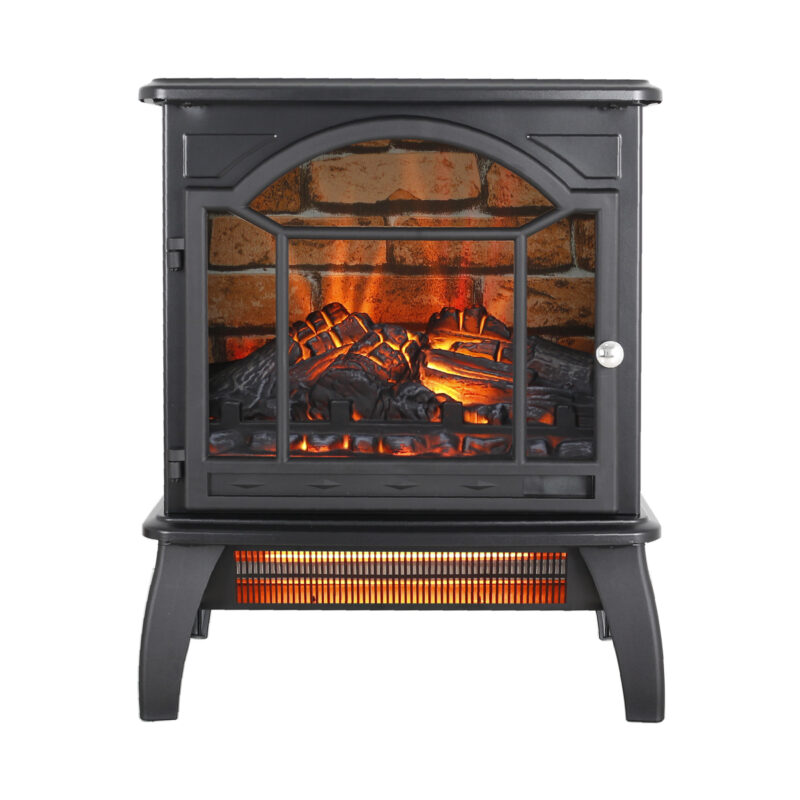18 inch 3D Flame Electric Infrared Quartz Fireplace Stove with remote control - Image 13