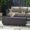 40" Outdoor 50,000 BTU Rectangular Iron Propane Fire Pit, Dark Grey (Tank Cover not Included) - Image 10