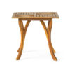 Outdoor Acacia Wood Square Dining Table - 31.50"L x 31.50"W x 30.00"H - Natural brown - Image 8