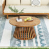 Acacia Wood Patio Coffee Table - Image 2