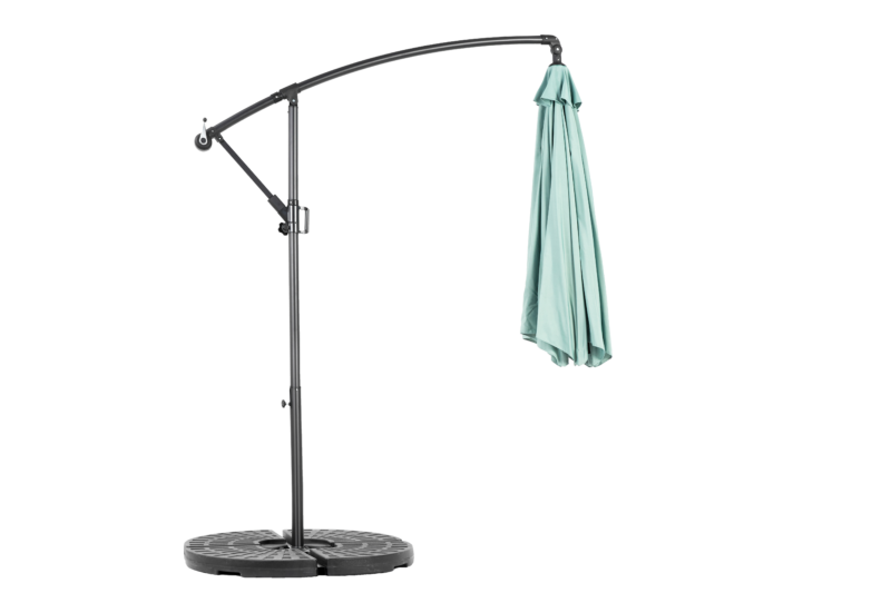 Best Choice Products 10ft Offset Hanging Market Patio Umbrella w/Easy Tilt Adjustment, Polyester Shade, 8 Ribs for Backyard, Poolside - Image 13