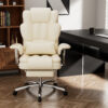 Office Chair, Big and Tall Executive Office Chair with Footrest, Leather Computer Chair, Ergonomic Reclining Chair High Back, Large Home Office Chair - Image 9