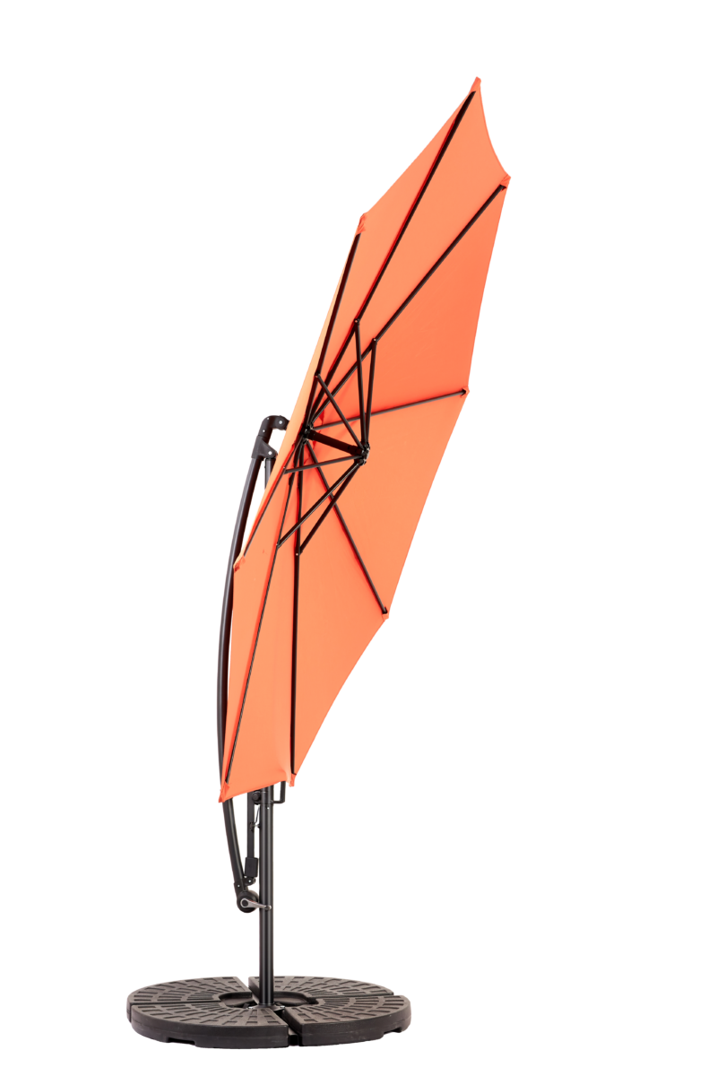 Best Choice Products 10ft Offset Hanging Market Patio Umbrella w/Easy Tilt Adjustment, Polyester Shade, 8 Ribs for Backyard, Poolside - Image 18