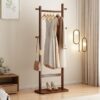 Coat Racks solid wood hanger 23.6* 11*71in Solid environmental protection easy to assemble beautiful can be placed in the bedroom/entrance/living room
