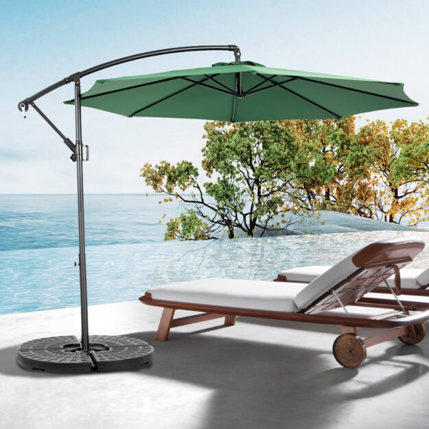 cropped-6476ec4b258d7d3632cf65efced3ff36.jpg Best Choice Products 10ft Offset Hanging Market Patio Umbrella w/Easy Tilt Adjustment, Polyester Shade, 8 Ribs for Backyard, Poolside - Image 1
