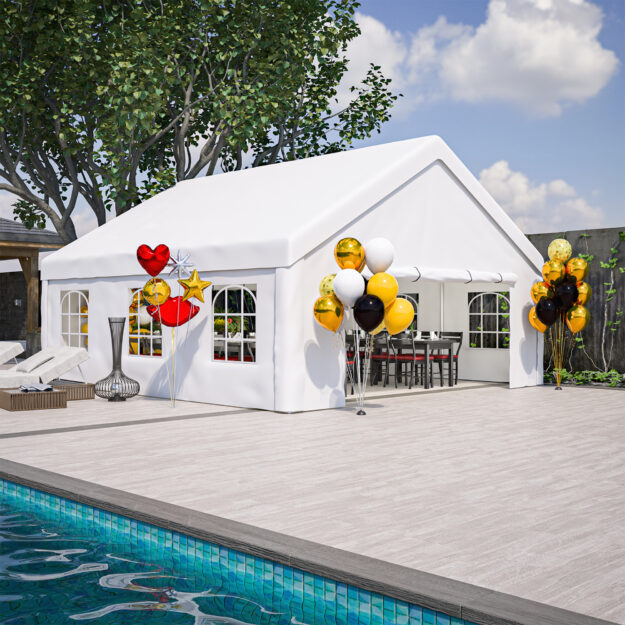cropped-68da72a93440c69ea46889f23c1094c6.jpg 20x20 FT Party Tent with 2 Storage Bags & Removable Sidewalls, Outdoor Canopy Gazebo for Carport Camping Garden Wedding BBQ Commercial - Image 1
