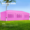 10x30' Wedding Party Canopy Tent Outdoor Gazebo with 8 Removable Sidewalls Black Color - Image 4