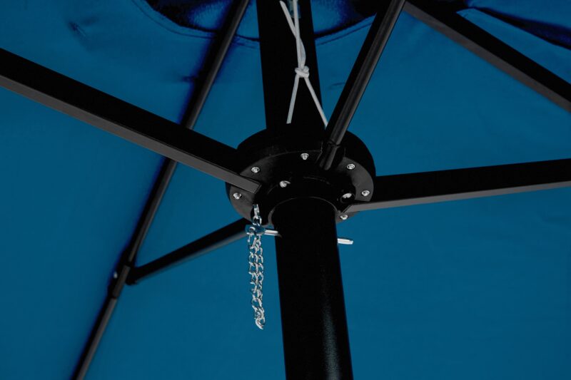 14.8 Ft Double Sided Outdoor Umbrella Rectangular Large with Crank - Image 7