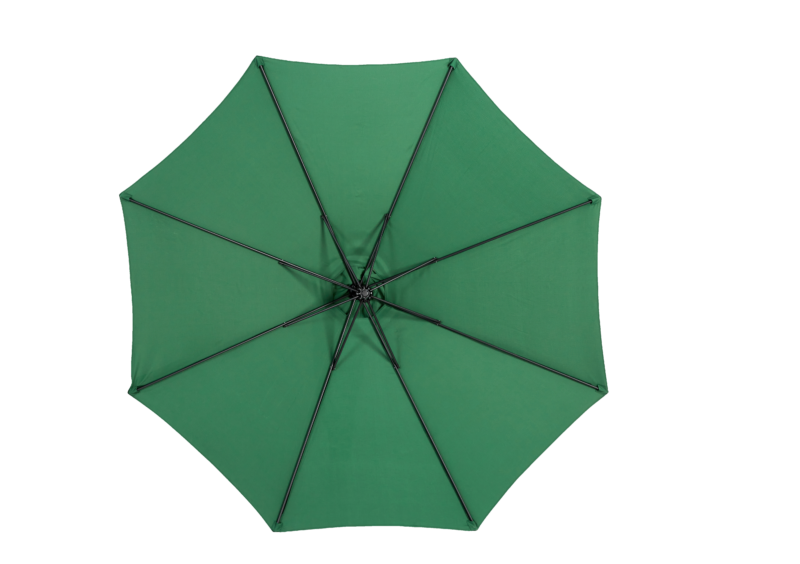 Best Choice Products 10ft Offset Hanging Market Patio Umbrella w/Easy Tilt Adjustment, Polyester Shade, 8 Ribs for Backyard, Poolside - Image 4